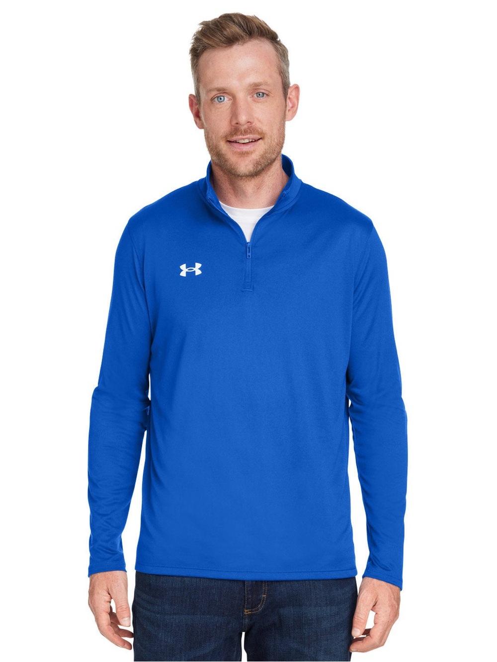 Under Armour Blue Men's 1/4 Zip lightweight Performance Pullover